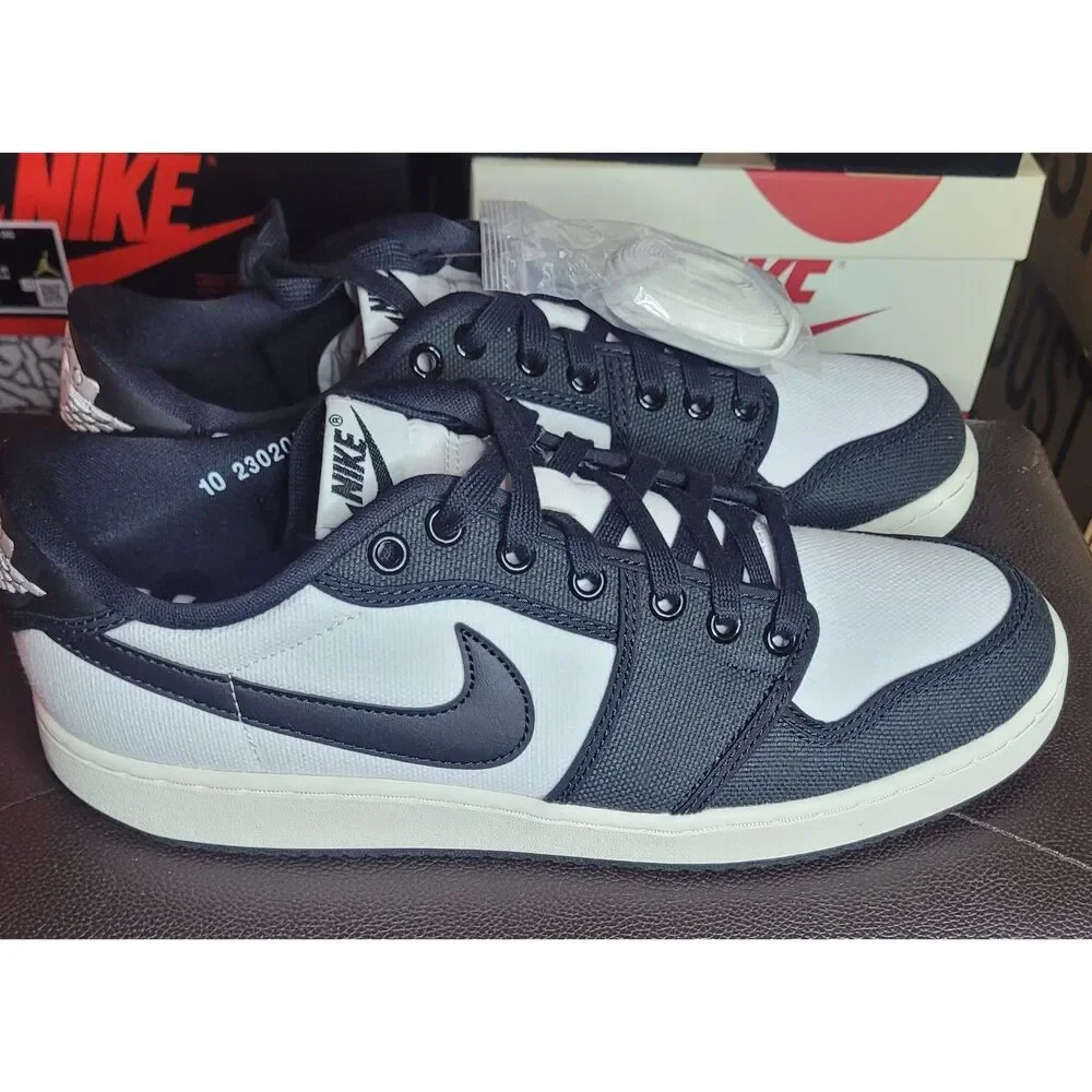 Air Jordan 1 AJKO Low Black White Sail DX4981-100 Men's Size 10 New